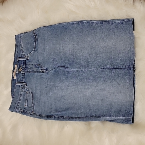 Levi's Skirts Levis Strauss Stretch Denim Straight Jean Skirt 5